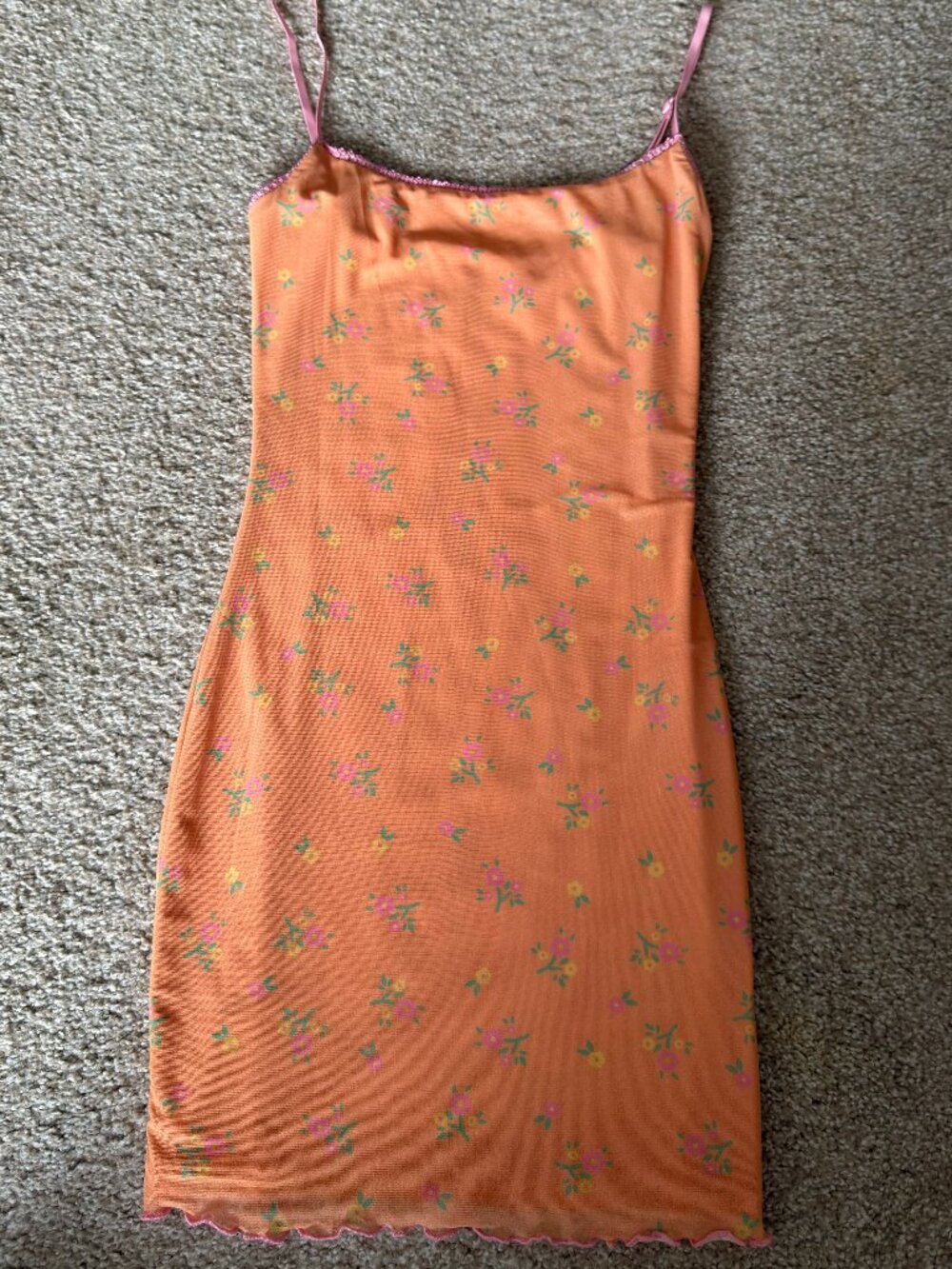 Princess Polly Curtis Mini Dress Orange